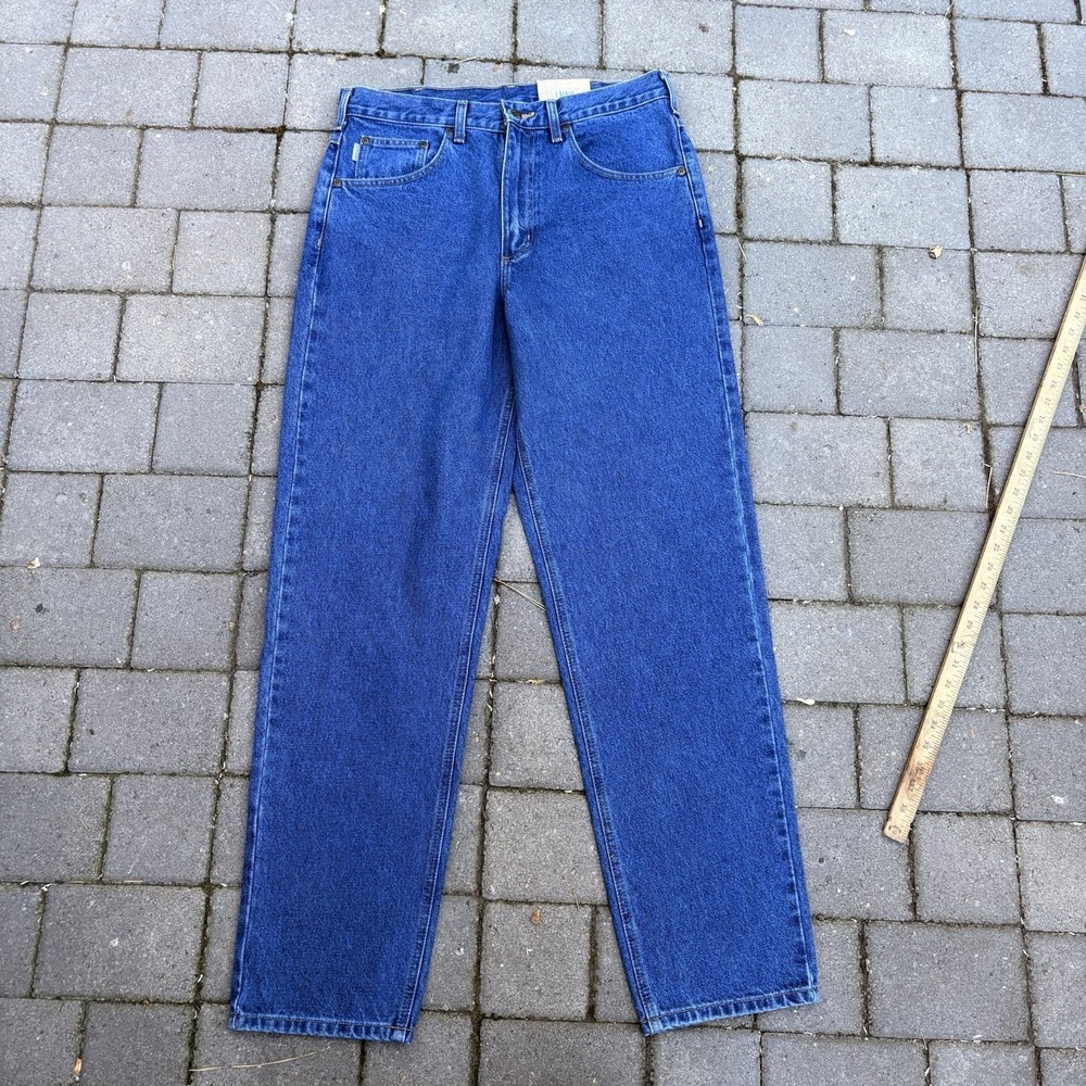 NWT Carhartt B17 DST Relaxed Fit Tapered Leg Jeans Men's 34x34 Blue Vintage Y2K - Picture 9 of 9